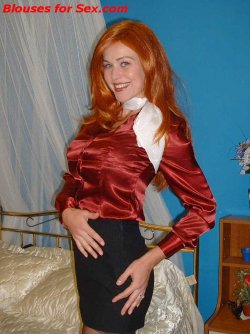 Katarina in Satin and Scarf