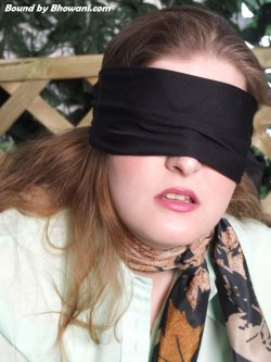 Alais Peach Blindfolded