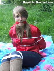 Our Gorgeous Girls, Blouse Focus: Red Satin