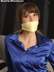 LilMissyUK, LilMissy - Gagged in Satin