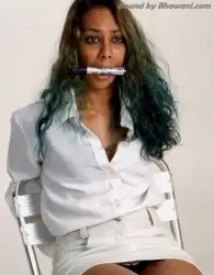 Morgan, Custom Shoot - Stationery Gagged