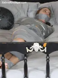 Photo of Chloe Toy in bondage.