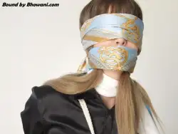 Photo of LilMissyUK in bondage.