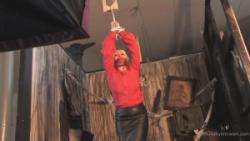 Photo of Abigail Toyne in bondage.